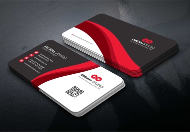 I will do professional,  luxury,  minimal business card design