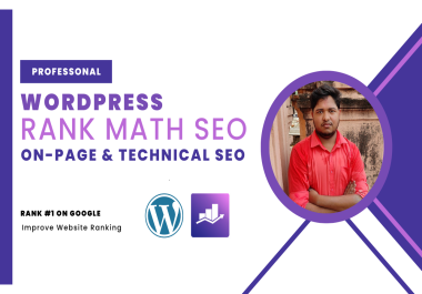 I will do Complete On-Page SEO with Rank math Plugin for WordPress Website