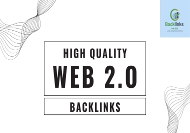 Build 20 High da web 2 O blogs with contextual backlinks for manual Link building