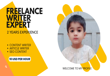 I will write SEO Articles and Content for your Websites or Blogs