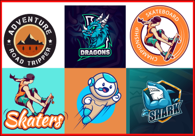 I will design attractive cartoon caricature mascot logo,  in 24 hours