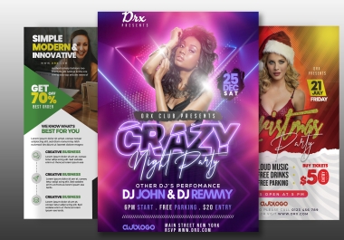 High Qualify Flyers/Posters/broucher designs