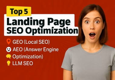 Landing Page & Single Page SEO Optimization for Top Rank