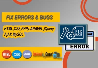 I will fix errors,  bugs,  or develop small features and pages in PHP Laravel