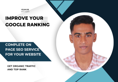 I will complete on-page SEO optimization service for google ranking