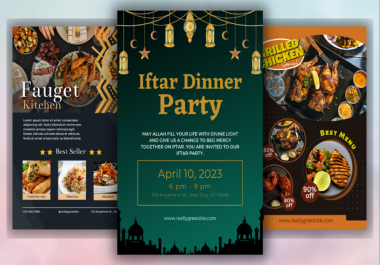 I will design attractive restaurant food menu, flyers, and brochure in just 12 hours