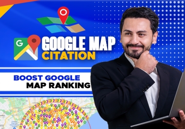 Manual 3000 Google Map Citation for ranking and local SEO