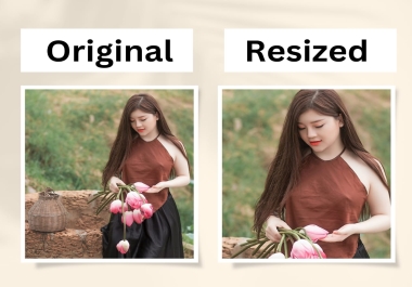 I will resize, crop and rotate images.