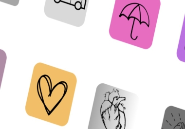 I will make professional custom icons for you