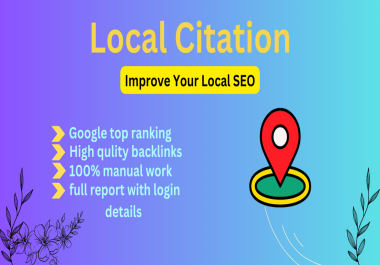 I will provide a totally manual procedure for 60 local citations.