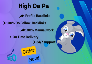 I Will Create 100 High Authority Profile Creation Backlinks for SEO Ranking