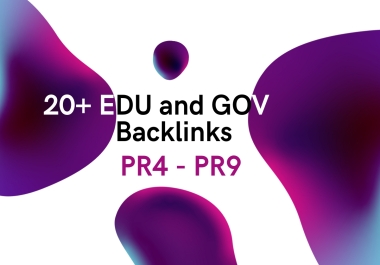 Create 20+ US-based high-authority edu and gov profile backlinks