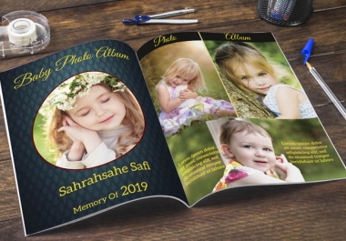I will do photo book,  wedding,  family,  birthday,  special memories or any album design