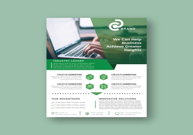 Design professional flyer or brochure for your business