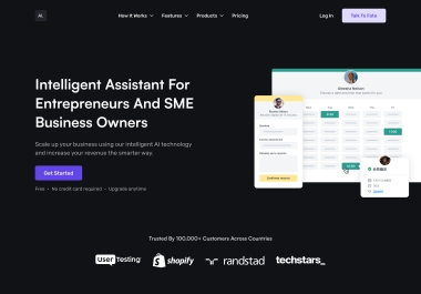 I will design modern websites and landing pages