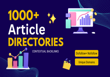 Rank Higher on Google with 1000+ Article Directories