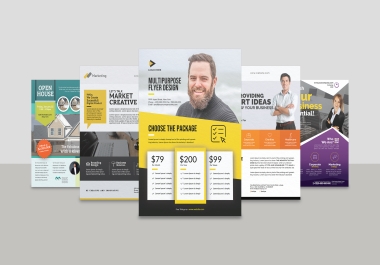 I will design an awesome flyer,  business card,  banner or cover.