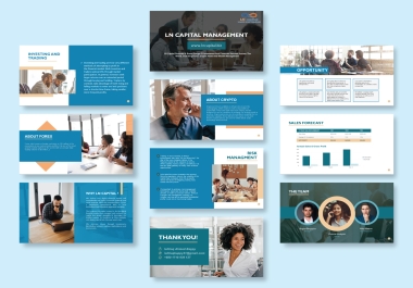 I will design a branding powerpoint presentation or ppt template