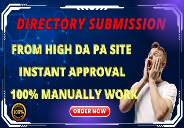 I will 100 directory submission backlinks high authority website