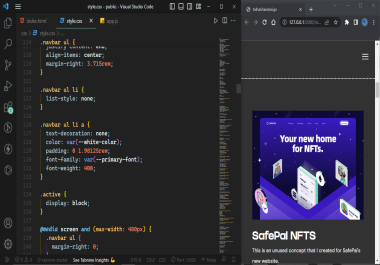 Hire me as a front end web developer