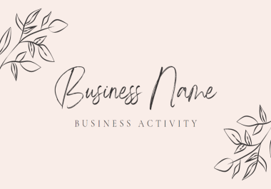 Catchy Aesthetic Luxurious Logos for your company to brighten up your business in high quality and