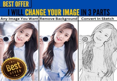 I will draw 10 beautiful images black and white pencil sketch from your images in 24 hours