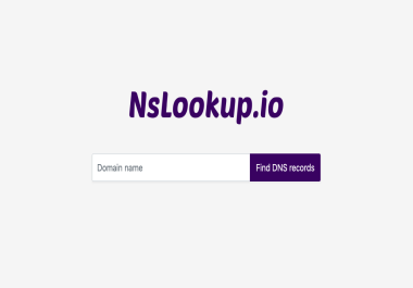 Simple use full Nameserver Lookup Tool Script in HTML
