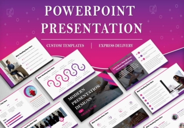 Get Your Powerpoint Presentation With or Without Content Along With Aesthetic Design