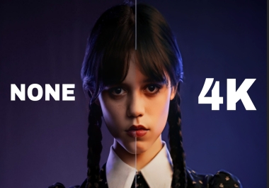 I will fix blurry videos and upscale denoise enhance with topaz ai