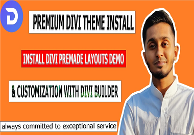 I will create responsive site using divi theme wordpress