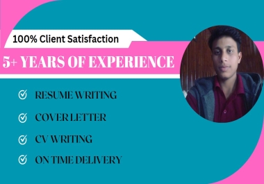 I will design a creative resume and cover letter for you.