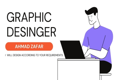 I will be your professional graphic designer. I will do anything for you