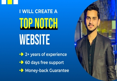 I will build a professional WordPress website or business website with divi