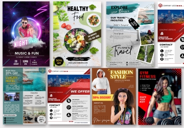 I will do professional business flyer and poster design