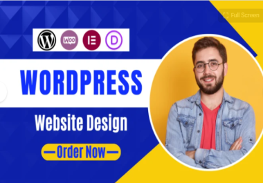 I will design,  redesign,  revamp or customize WordPress website
