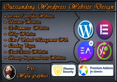 I Will Design Professional and Outstanding WordPress Website