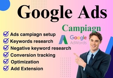 I will setup and manage google ads adwords PPC campaign