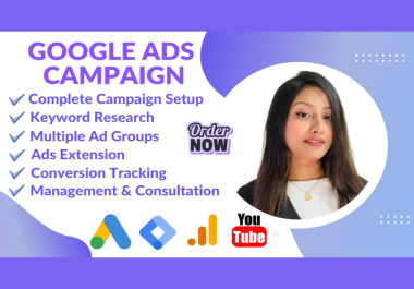 I will setup and manage your google ads PPC campaigns for your Website