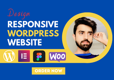 I will design a responsive Wordpress Website with seo optimization