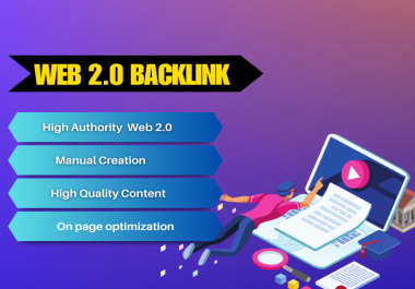 High Quality 30 Web 2.0 backlinks from High DA 50+ website