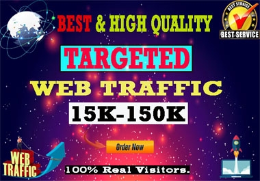 I will Give 15K-150k Organic Targeted web traffic,  beast Google Ranking