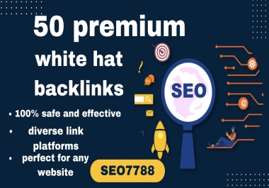 Obtain 50 quality whitehat authority foundation backlinks.
