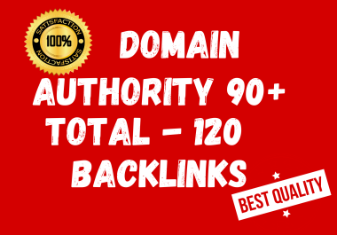 Exclusive offer 120 backlinks with DA 90+ only
