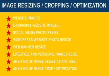 I will do urgent bulk images resizing photo resize logo and crop in 1 hour
