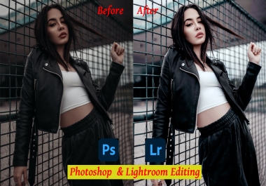 I will do Photoshop & Lightroom editing