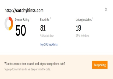 I Will Increase Your Site Domain Ratings UpTo 50