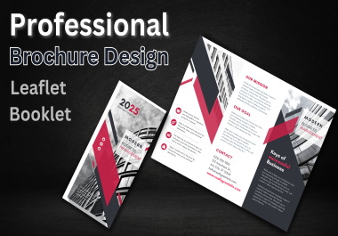 I will design brochure,  bifold,  trifold,  leaflet,  magazine,  booklet,  postcard,  catalog