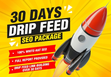 Gradual Growth SEO 30 Days Dripfeed Package for Consistent Results