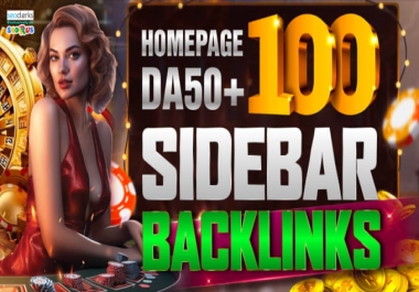 Basic Package 100 Aged Backlinks DA 50 plus Sites