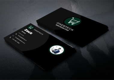 Design provisional business cards